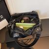 Women's Shoulder Bag Solid Color Large Capacity Travel Commuter Tote Bag