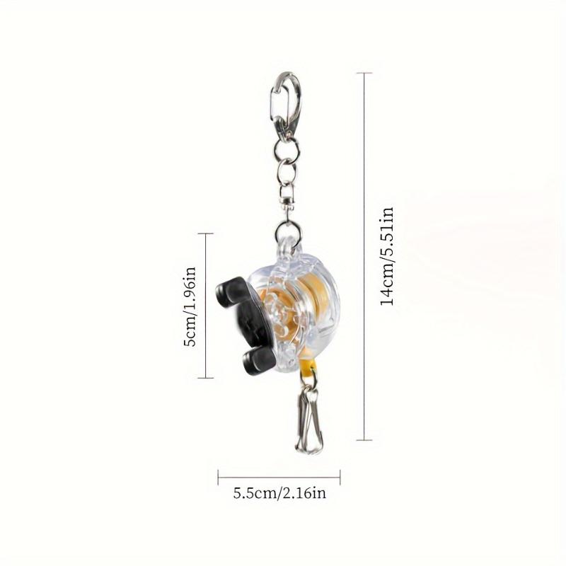 

[LA]1Pc 3D Fishing Stic Keychain, Lure Fishing Stick, Fisherman s Sea Fishing Platform, Backpack Pendant, Fishing Gear Accessory