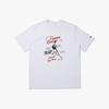 diadora Vintage Graphic Cotton-Poly Short Sleeve T-Shirt White