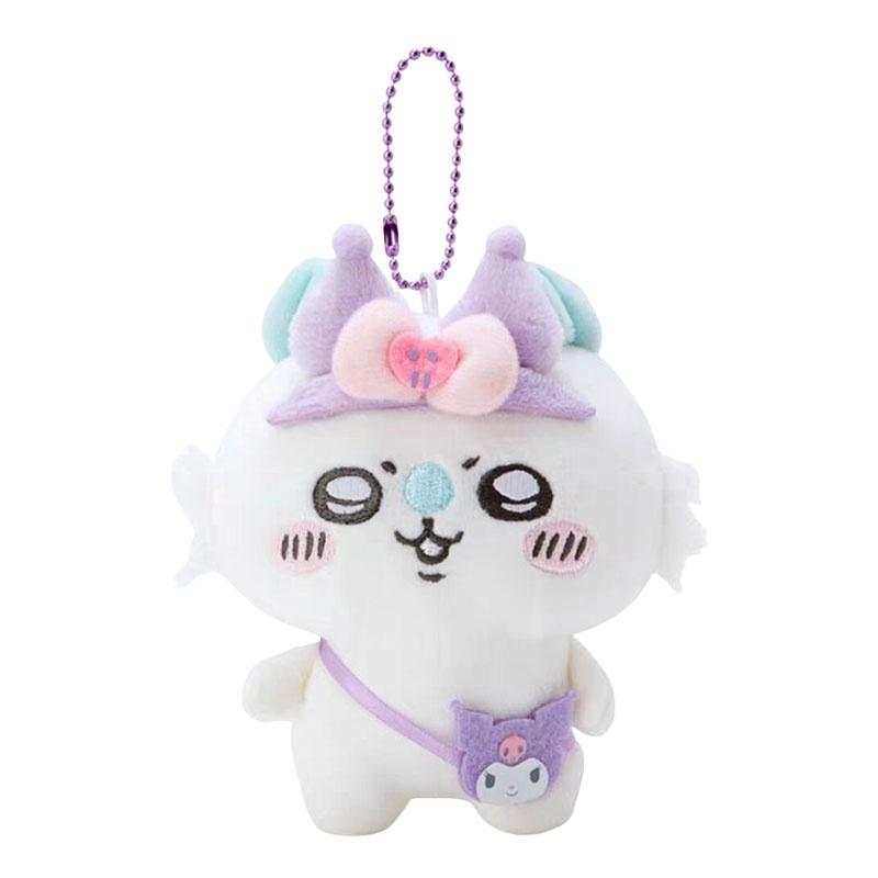 Chikawa Yukikawa Dog Self-mocking Bear Plush Toy With Pendant Animal Shape Pp Cotton Filling 20cm Teddy Bear 10cm Hanging Decoration