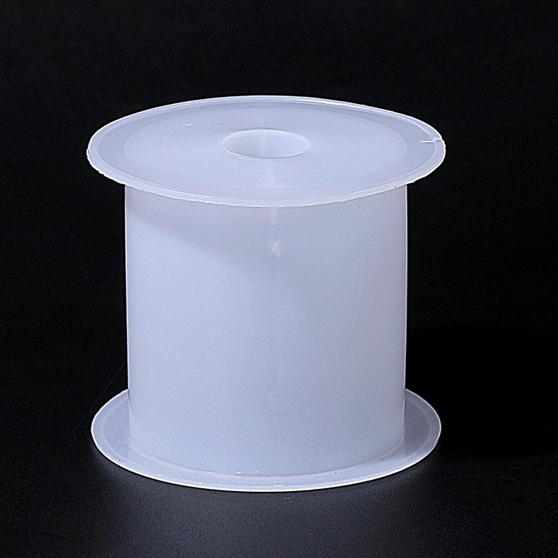 I-wheel plastic wire coiling DIY spool, winding wire coiling spool transparent wheel handmade fishing line jewelry reel белый