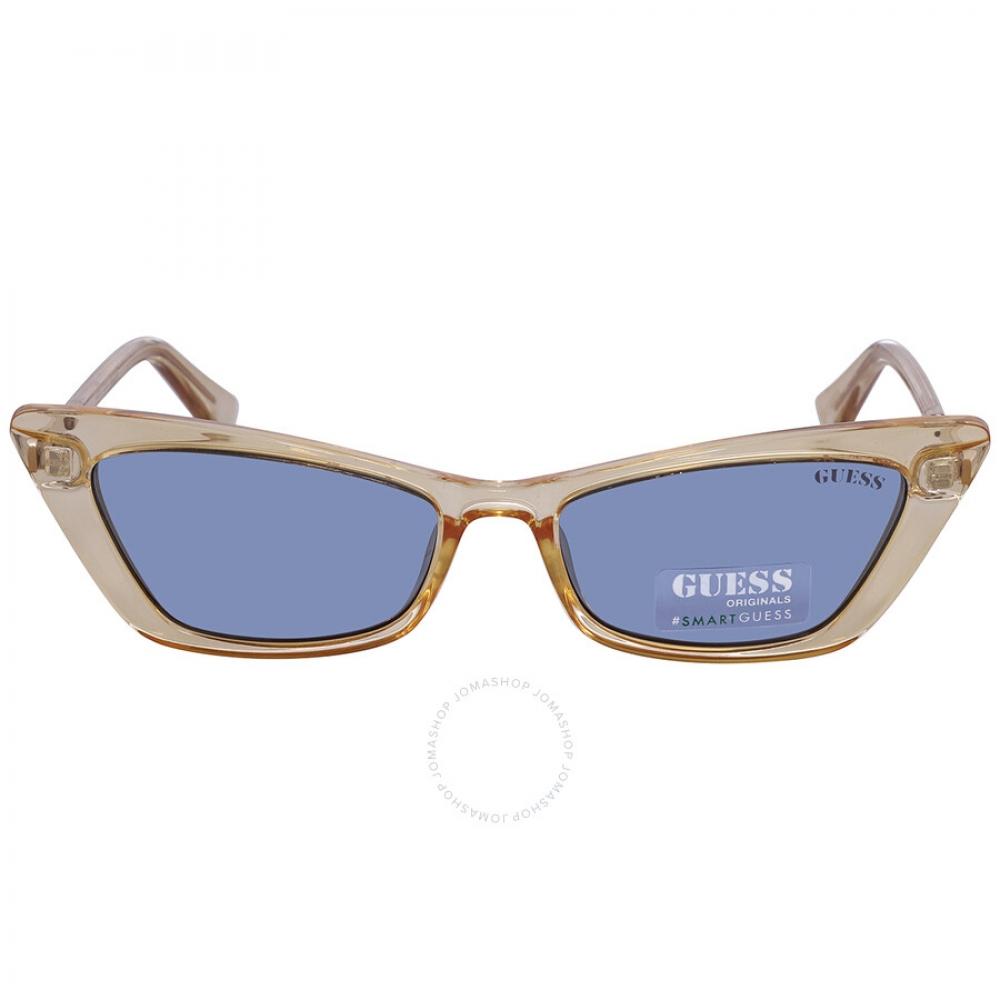 

Guess Blue Rectangular Ladies Sunglasses GU8229 41V 53
