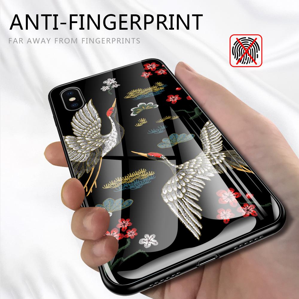 Etui na telefon z hartowanego szkła dla iPhone 11 12 13 14 15 16 17 Redmi 10 12 14C Note10 Note14 Xiaomi 11Lite PocoC75 Miękkie krawędzie Odporne na wstrząsy Gładka obudowa