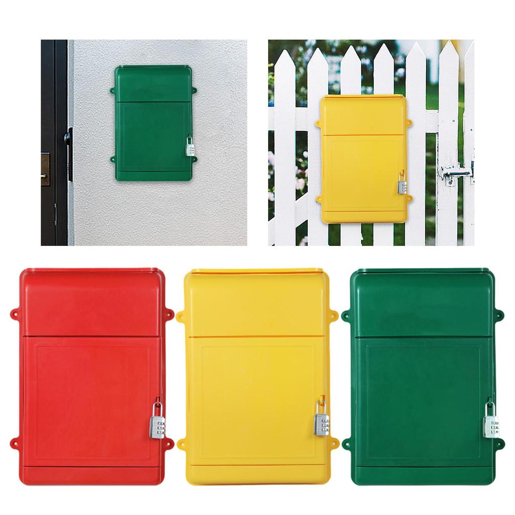 Wall Mounted Mailbox Postbox Donation Box for Hotel Business Customer Center