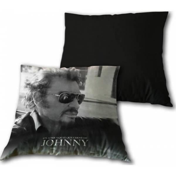 Coussin johnny hallyday 40x40cm