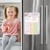 Magnetic Chore Chart for Kids, Reward Chart for Kids Behavior;Unicorn Kids Chore Chart, Good Responsibility Chart Board for One Child at Home