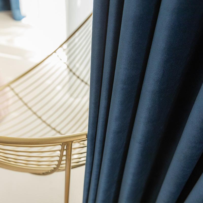 Cotton Cashmere Curtain Cloth Household Villa Living Room Curtains Thickened Thermal Curtains