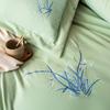 Dohia Mocha Fleece Lanting Rhapsody 4-Piece Bedding Set
