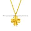 Shuibei 999 Pure Gold Ginkgo Leaf Buddha Necklace - Bestseller Jewelry Piece