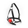 VaHppy Gag Máscaras Sexo Oral Jogos de Casal Role Play Cosplays Rainha Condicionamento Escravo de Cão PU Silicone Ossos de Cão Bolas de Sucção Argola O Bondage