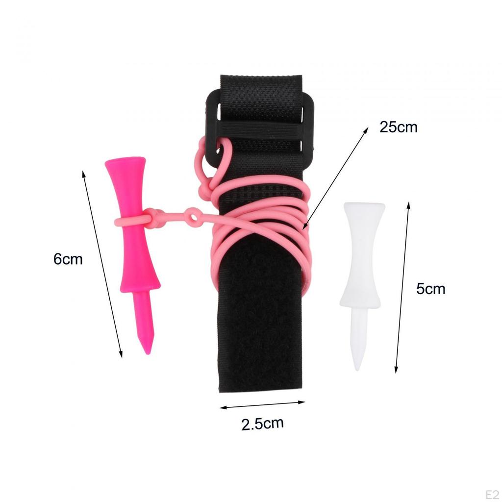 Porte-tee De Golf Mignon Thème Alimentaire - Anti-perte, Accroche Sur Sac, Cadeau Golfeur - 9