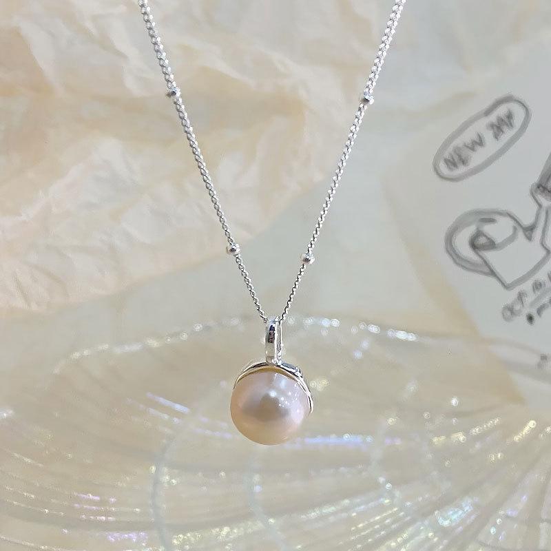 

Жемчужное ожерелье, разработанное женской нишей, легкая роскошь и высокий класс, нежный темперамент ключичной цепи, повседневный стиль