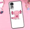 Cute Animal Axolotl For Xiaomi Redmi Note 13 10 12 11 14 15 Pro Plus Phone Case For Redmi 15 13C 12C 14C 10C 15C