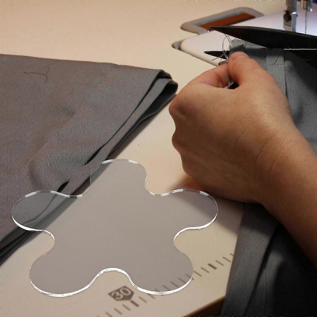 Acrylic Quilting Tools Quilting Templates for Measuring 2Pcs Transparent