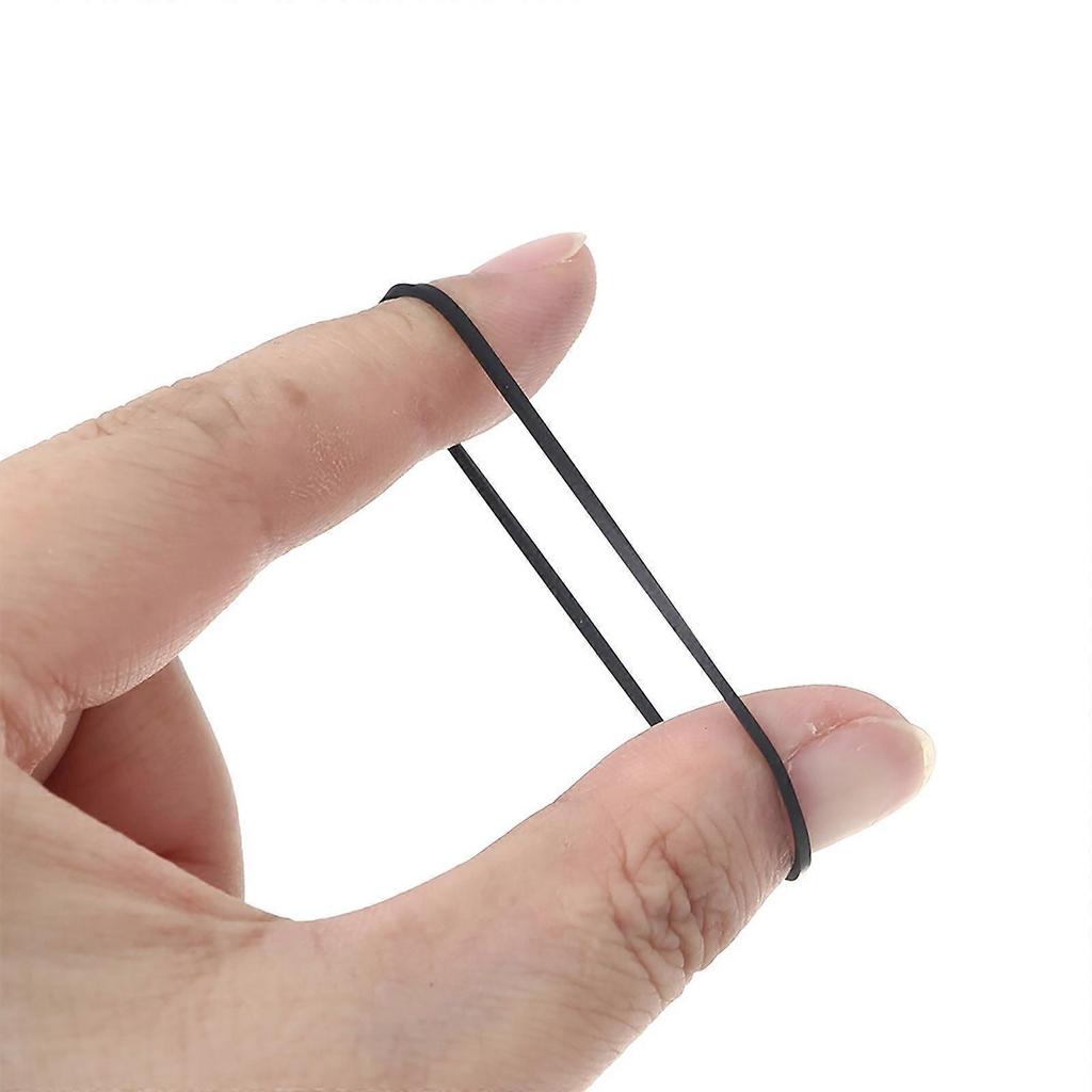 Rubber Belts for Cassette Players Video Recorders Turntable Repair Belts 1mm Width Mixed Size 50PCS/100PCS