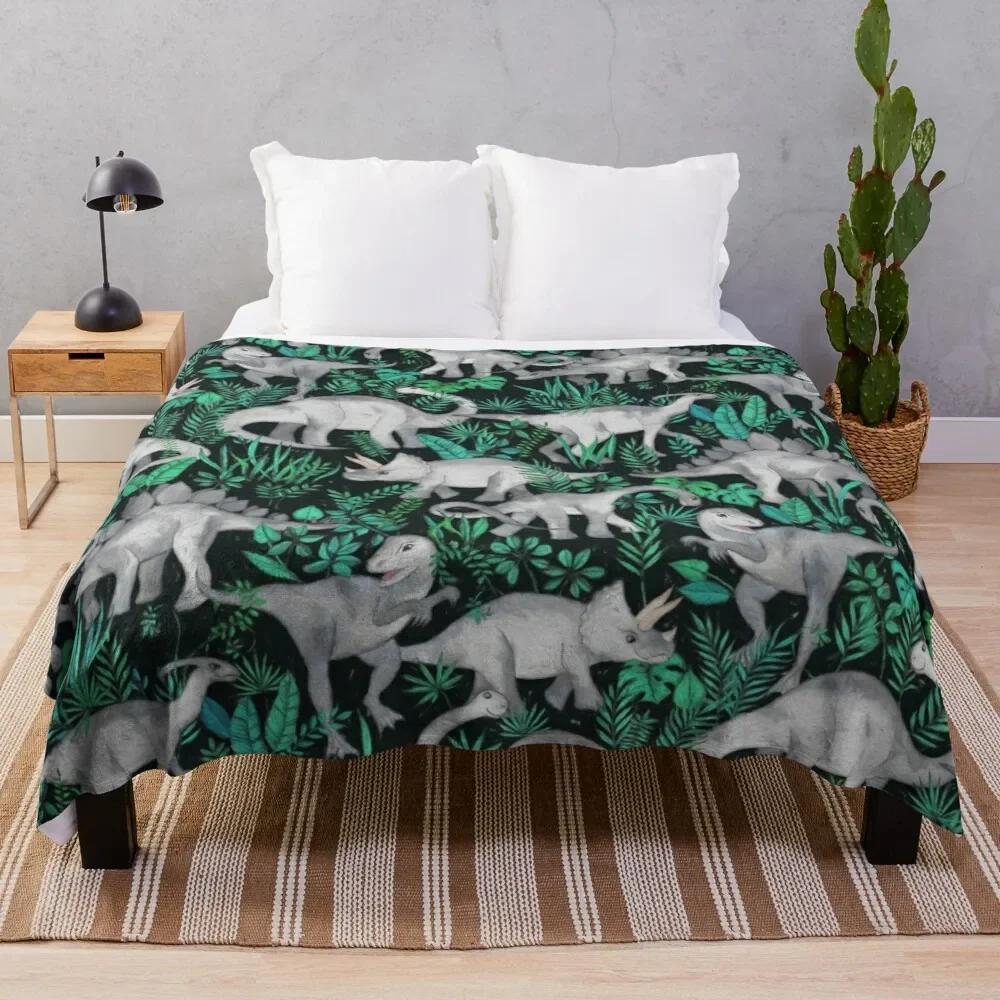 Dinosaur Blanket for Boys Kids, 3D Dinosaur Room Decor for Boys, Jurassic Dinosaur Gifts Soft Flannel Sofa Bed Throw Blanket