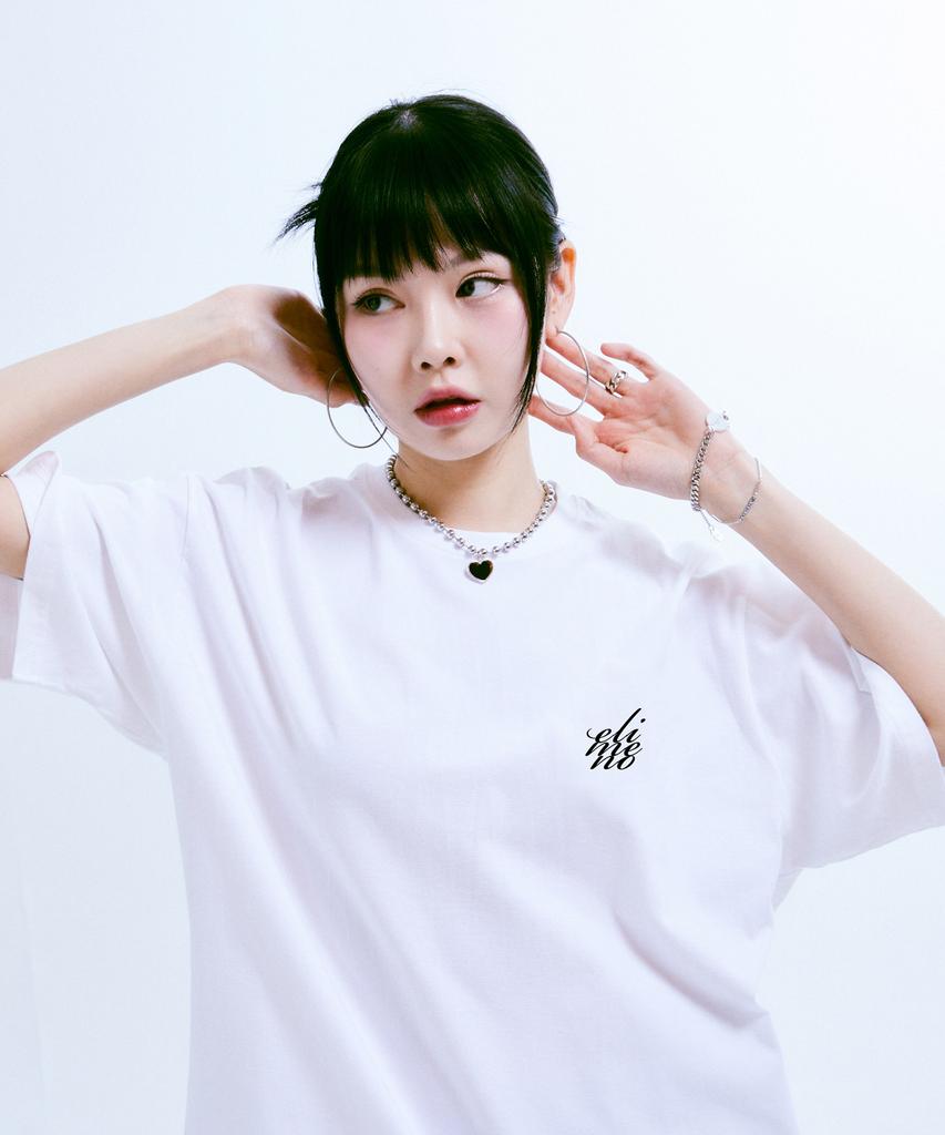ELIMENO [Set] El Essential 210G Logo Short Sleeve T-Shirt 2-Piece Set