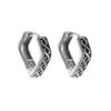 Retro Popular Hollow Earrings Crescent Pattern Earrings for Men and Women Trendy Hip-Hop Rock Earrings Jewelry