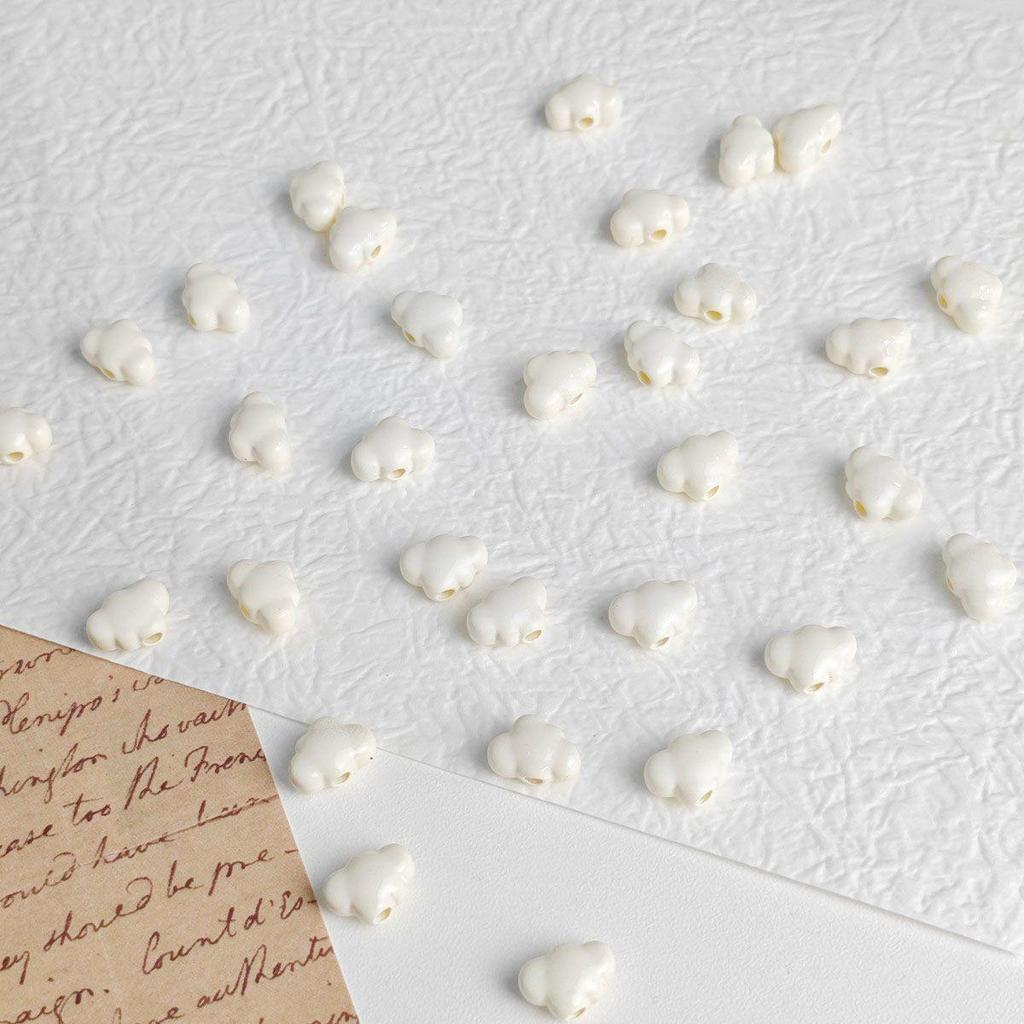 Kleine Acryl-Wolken-Herz-Perlen für DIY-Schmuck und Anhänger
