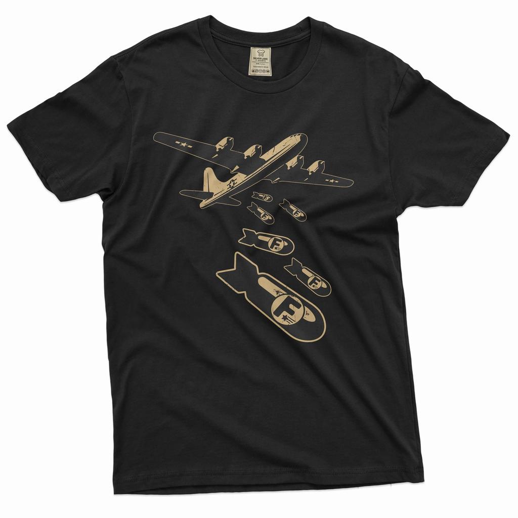 Men's Funny T-Shirt Mens Womens Tees Top Airplane F-bomb Tee Shirt Humor Humorous Joke Tee for Him