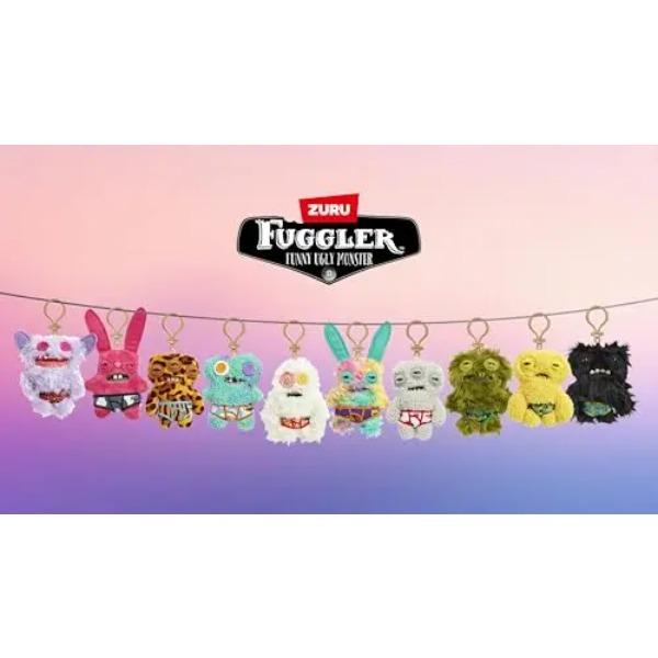 Fuggler Grappig Lelijk Monster Pluche Speelgoed Sleutelhanger Kawaii Fugg Pop Monster Konijnen Schattig Knuffel Poppen Hangers Cadeau Kind 11CM