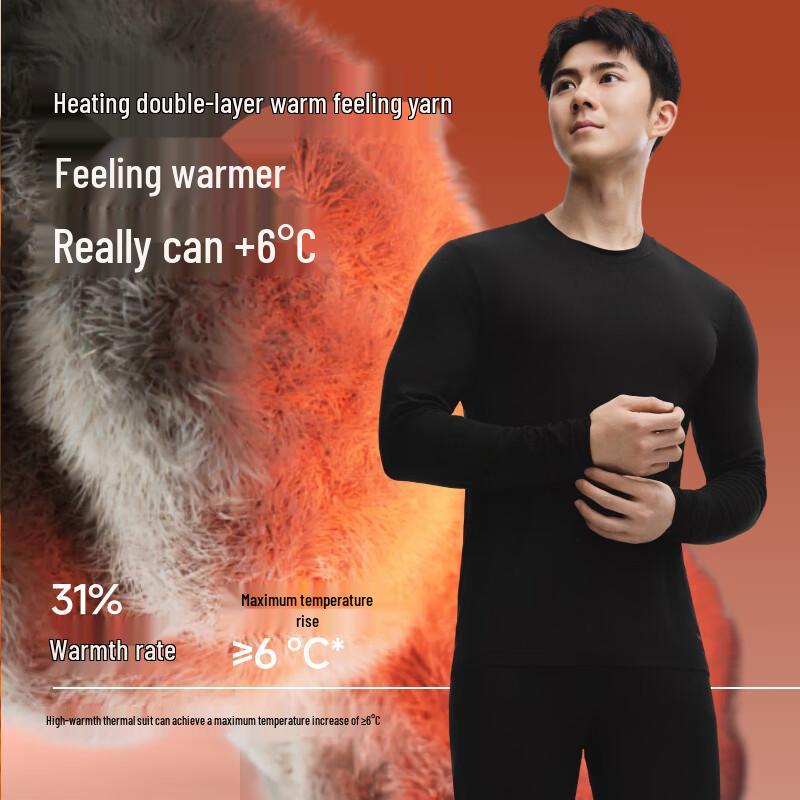 beneunder Men's Thermal Fleece-lined Base Layer Pants