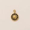 Yori 3Pcs Star Moon Rainbow Sun Pendant Stainless Steel Plated with 18K Gold for Jewelry Making Supplies DIY Necklace