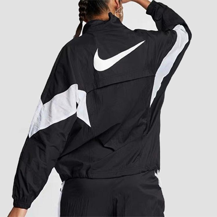 (WMNS) Nike Sports Jacket 'Black White' Women's CN6918-010