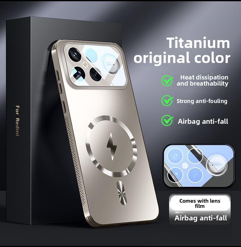 Für Xiaomi POCO F8 Ultra Hülle Hart Matt Magnetisch kabelloses Laden Linsenschutz Rückseite Für POCO F8 F7 Pro f7Ultra Hülle