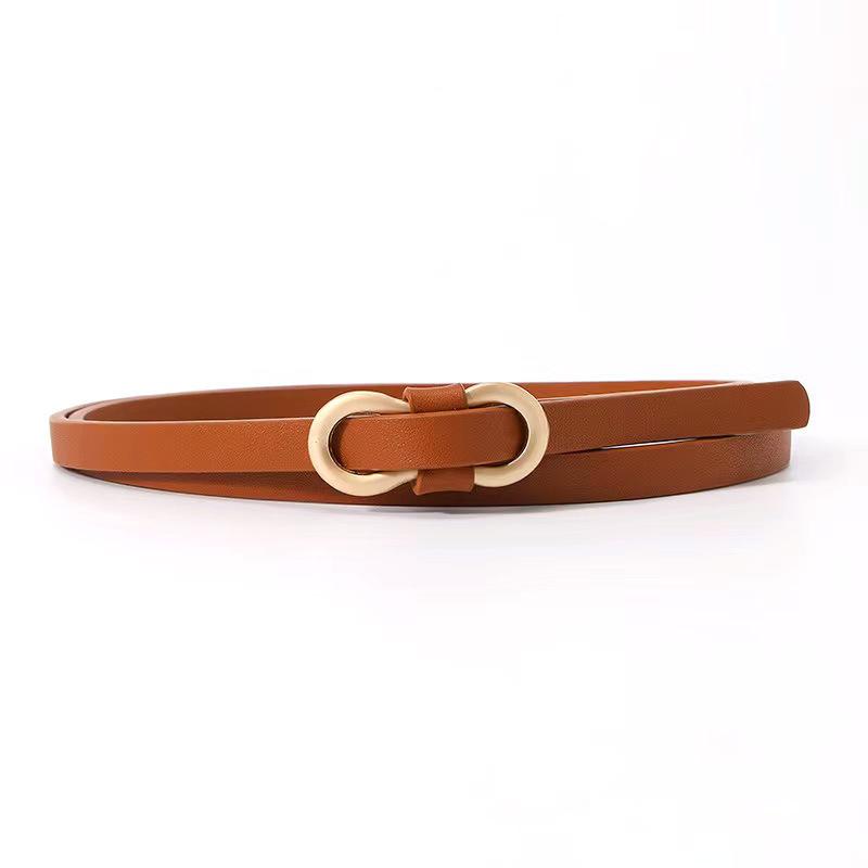 Small Thin Belt for Girls Decorative Dress Versatile Women's Belt with Sweater Skirt