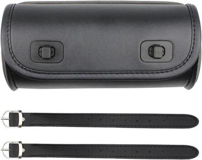 Motorcycle Tool Bag, Side Front Bag, Universal Use, Round Type, Tool Holder, Accessory Case, Waterproof, Leather, Easy To Open