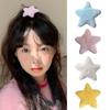 2 Pcs Bride Furry Hair Clip Sweet Girls Star Hairpin Women Girls Kids Headress