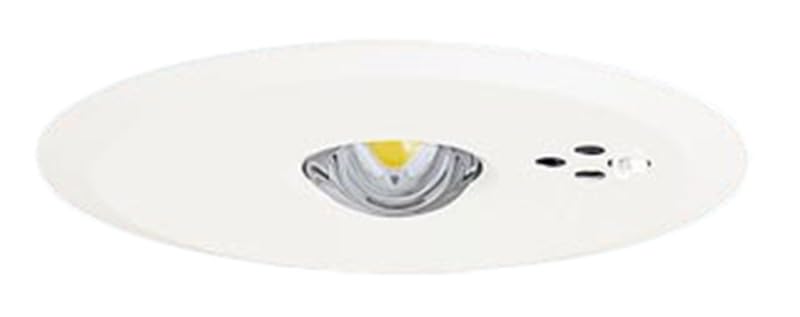 Panasonic NNFB91605C Recessed Ceiling LED Emergency Daylight for Low Ceilings Up To with Switch and Remote 100mm Recessed Hole Light, White, 30-Minute