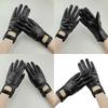 Ventilated Full Finger Gloves Punk Fashion Accents Soft Inner Lining Outdoor Motorcycle Use