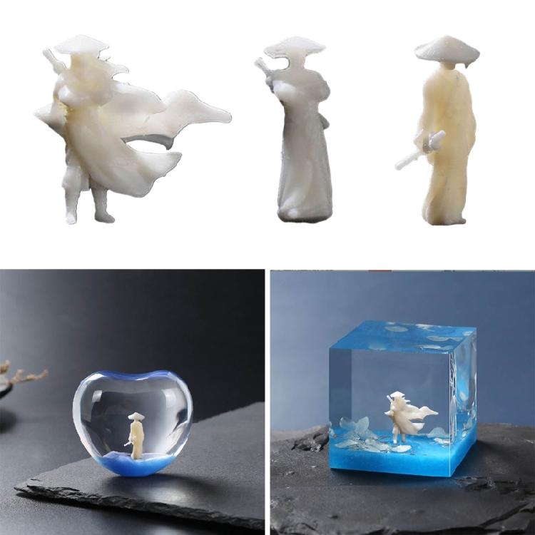 Unique Resin Figurines for Miniature Landscapes Martial Figure Silicone Mould