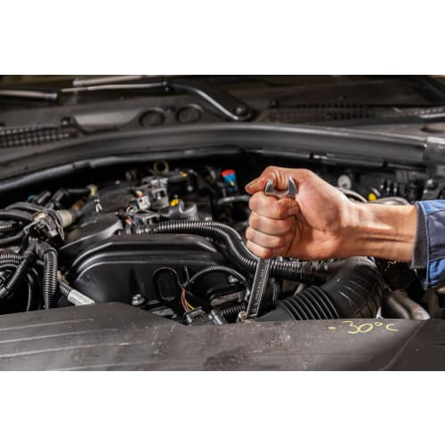 Hazet 606N/12 Combination Wrench Set, 12-Piece Set with Adjustable Wrench, Open-End Wrench, and Ratchet Mechanism, Chrome-Plated Finish, Ideal for DIY