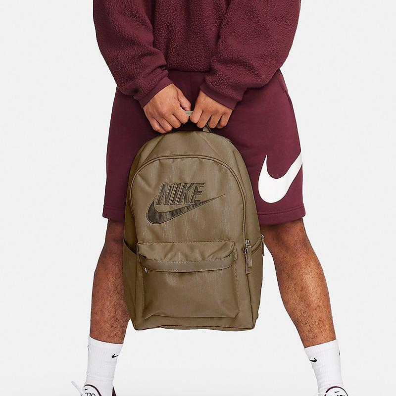 Nike Heritage Stoffrucksack Regular Unisex Olivgrün FB3040-276