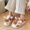 Fashion Couple Cotton Slippers 2025 Winter New Indoor Non Slip Women's Warm Home Shoes Thicken Lightweight Comfortable Men's Plush Shoes