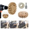 4inch Rubber Power Drill Attachment with Drill Adapter Decal Eraser Wheel Remove Car Decals Vinyl & Stickers for Cars RV Boats