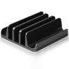 Vertical Metal Desk Storage Rack for Gaming Laptop, Macbook, iPad, and Tablets
