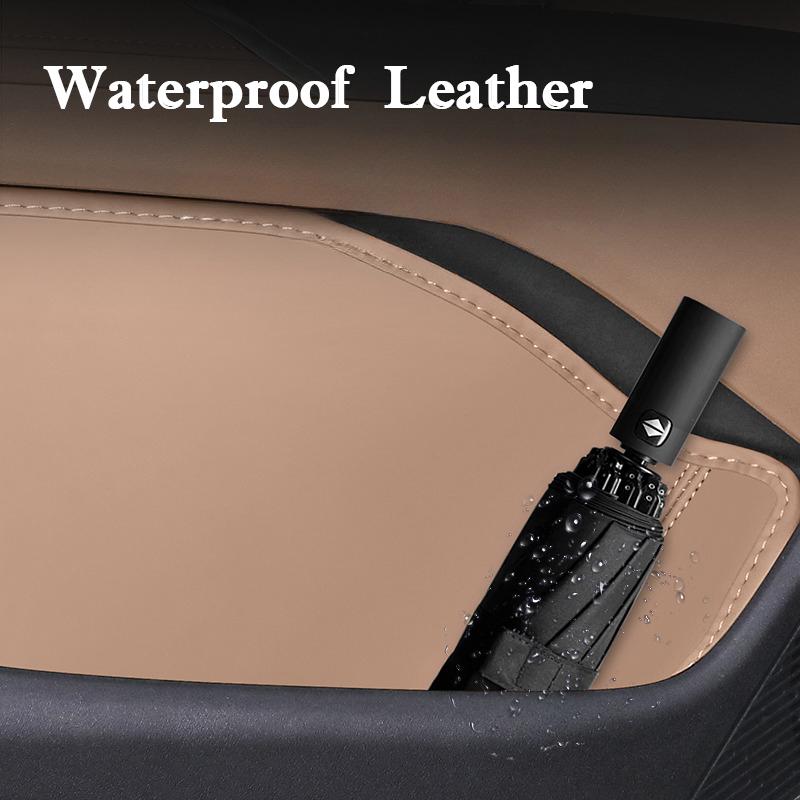 Car Door Slot Protective Pad Leather Waterproof Glove Box Mat Storage Barrel For Changan CS75 Plus 2025 2025 Auto Accessories