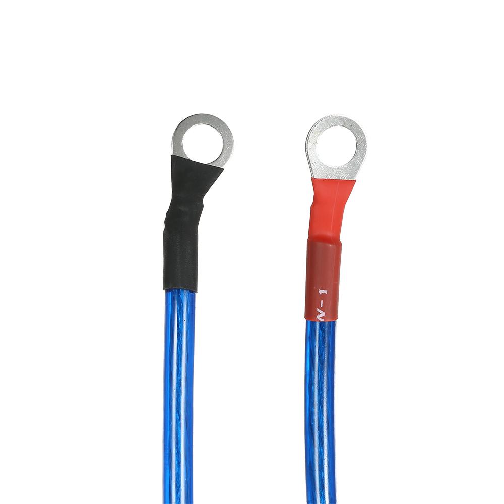 Car Digital Voltage Stabilizer   12V Electric Voltage Regulator Rectifier with Earth Ground Cables and Mounting Hardware Kit