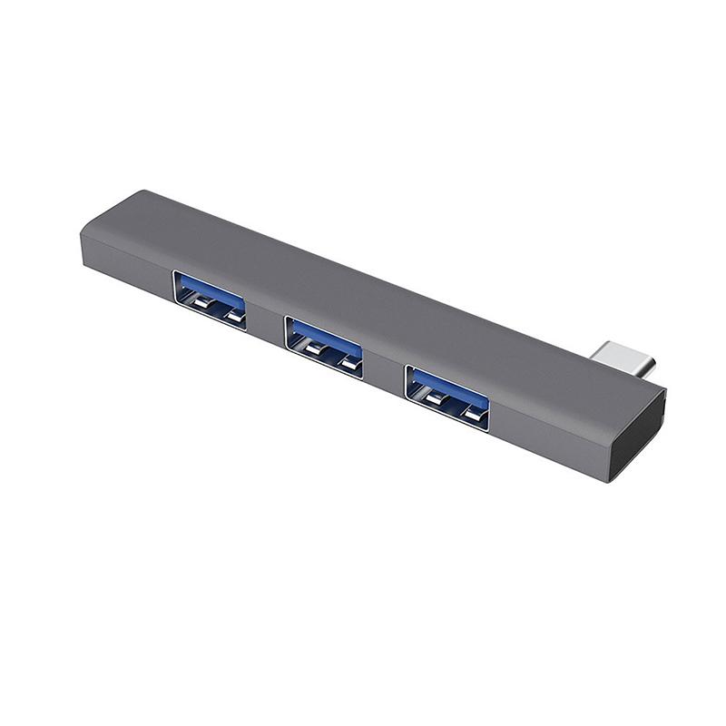 Universell 4 i 1 USB-C Hub 3.0 USB-dokkingstasjon Høyhastighets splitter OTG-adapter for bærbar PC Datamaskintilbehør