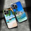 Sea Tropical Palm Trees Beach Phone Case For Apple Iphone 15 13 12 11 14 Pro Max Mini Cover SE 2020 X XS XR 8 7 6 6S Plus 5 5S S