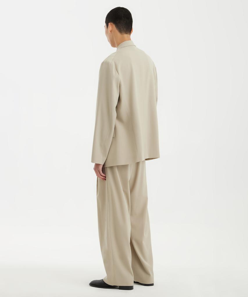 Youth Double Breasted Jacket - Light Beige