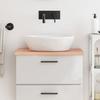 VidaXL Light Brown Bathroom Countertop 60x30x2 Cm Treated Wood 3156101