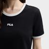 Fila Original Slim Fit Round Neck Pullover Short Sleeve T-Shirt Women Tops F11W629110F-BK