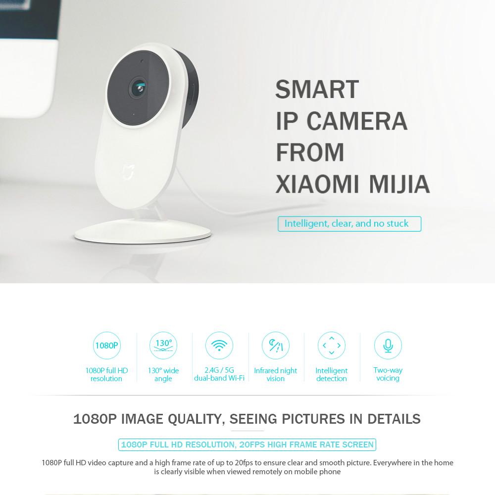 Xiaomi Mijia 1080P FHD Smart IP Camera 130 Degree FOV WIFI support