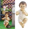 Resin Unisex Figures Garden Crafts Desktop Accessories Figurine Nativity Jesus Holiday Gifts Courtyard Ornaments