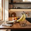 Rust Proof Banana Holder with Base Fruit Vertical Storage Rack  Kitchen Storage